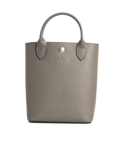 Longchamp 'Xs Epure' Where Grey Leather Bag