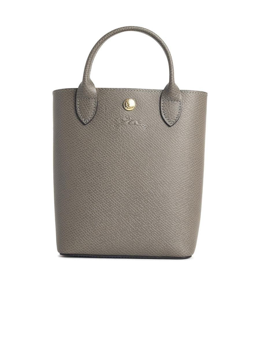 Longchamp 'Xs Epure' Where Grey Leather Bag