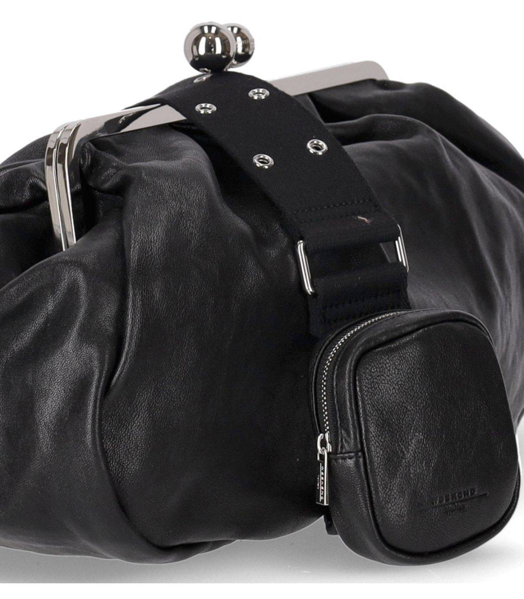 Weekend Max Mara Cristin Large Black Clutch