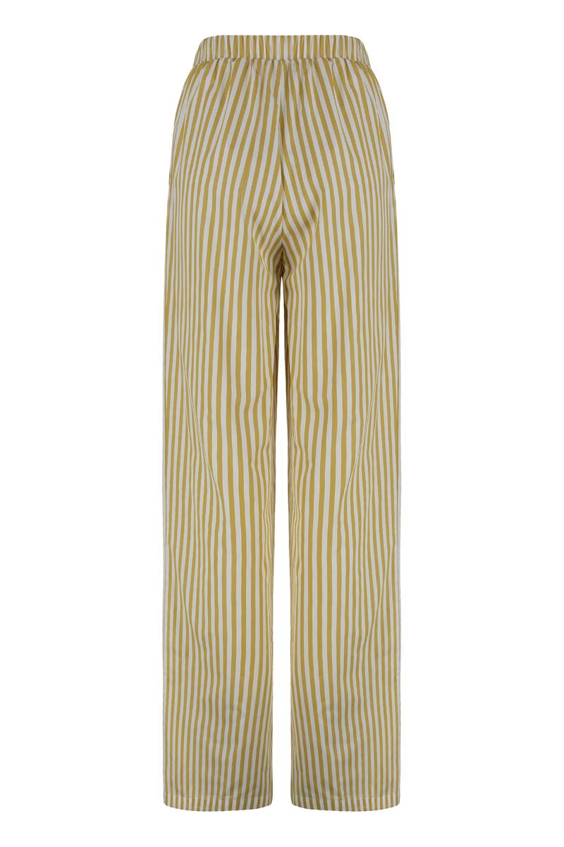Elisabetta Franchi Poplin Cotton Trousers
