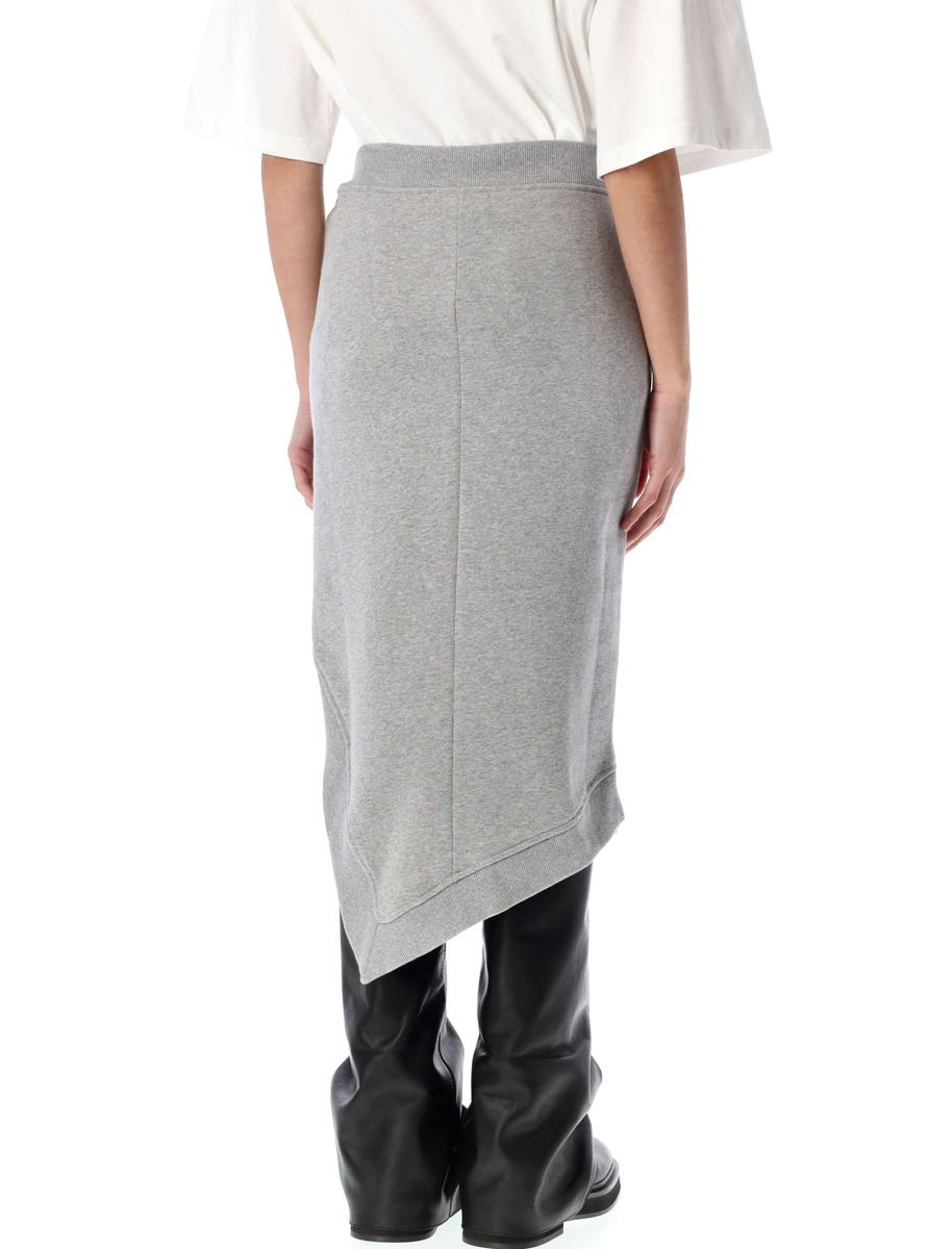 The Attico Fleece Midi Skirt