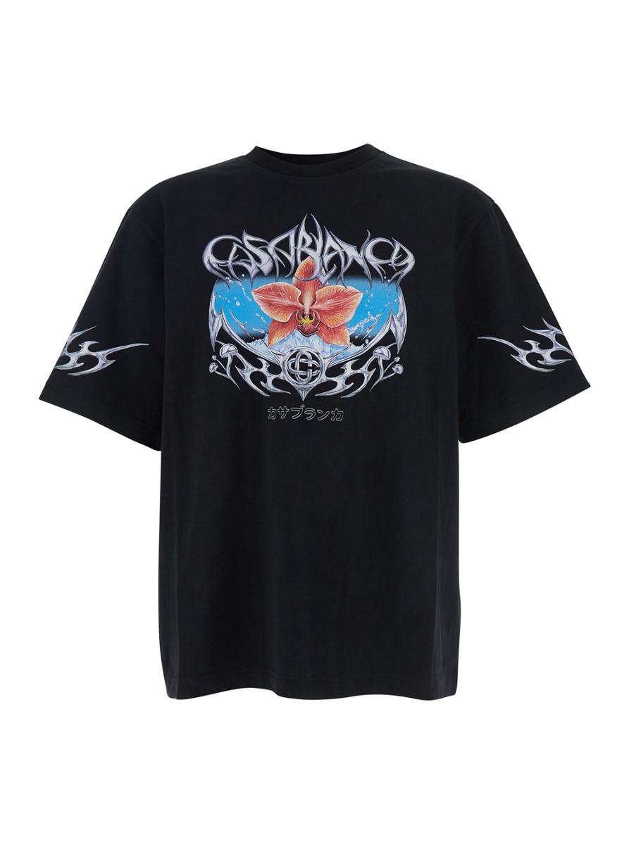 Blades Printed Oversized T-Shirt