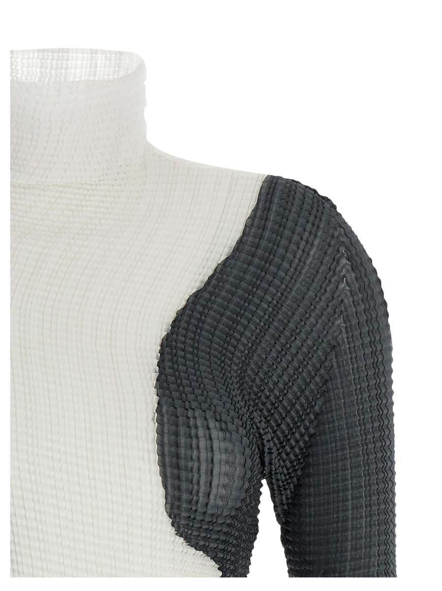 Issey Miyake 'Abstract Tint Pleats' Blouse