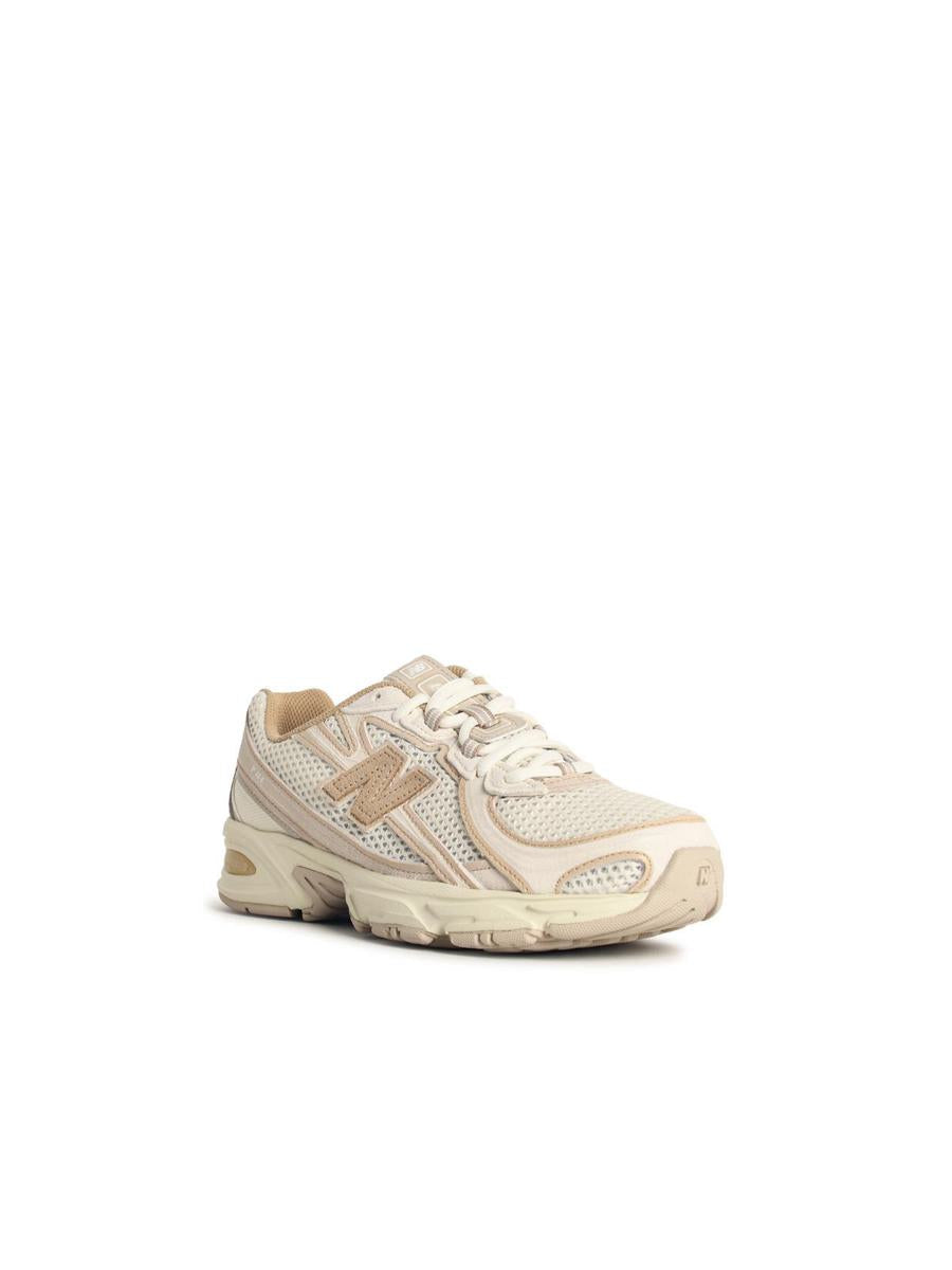 New Balance '740' Beige Fabric Blend Sneakers