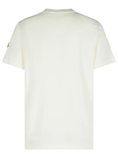 Moncler White Cotton T-Shirt