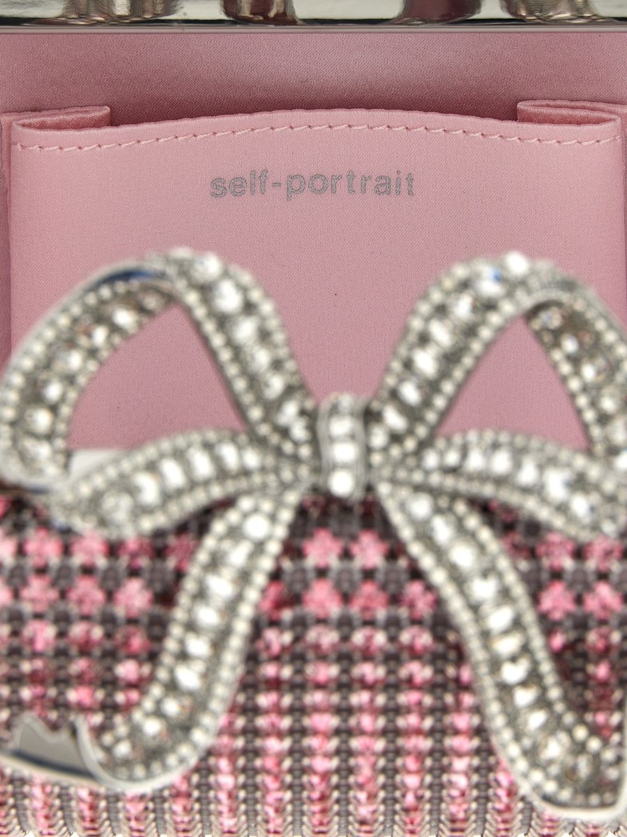 Self-Portrait 'Pink Crystal Box' Clutch