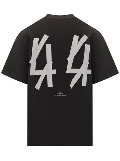M44 Label Group 44 Label Group Men'S Black Logo T-Shirt