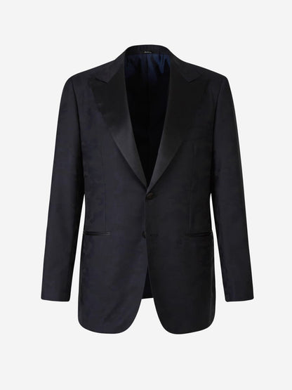 Sartorio Napoli Camouflage Pattern Blazer