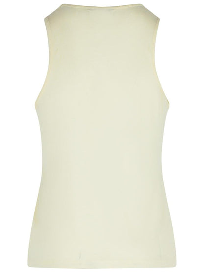 Loulou Studio Ivory Wool Blend Tank Top