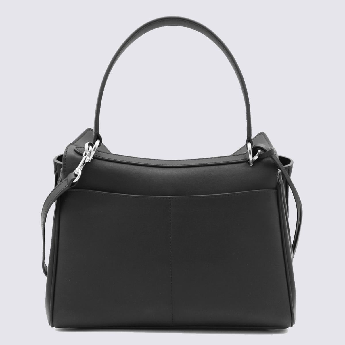 Balenciaga Black Leather Rodeo S Top Handle Bag