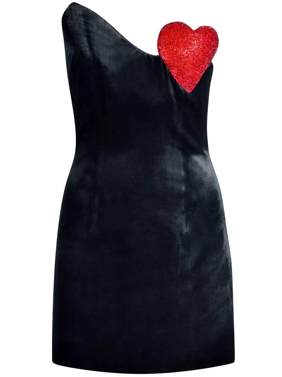 Christina Crawford Mini Heart Dress Clothing