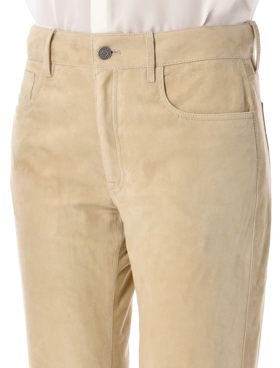 Ralph Lauren Suede Leather Trousers