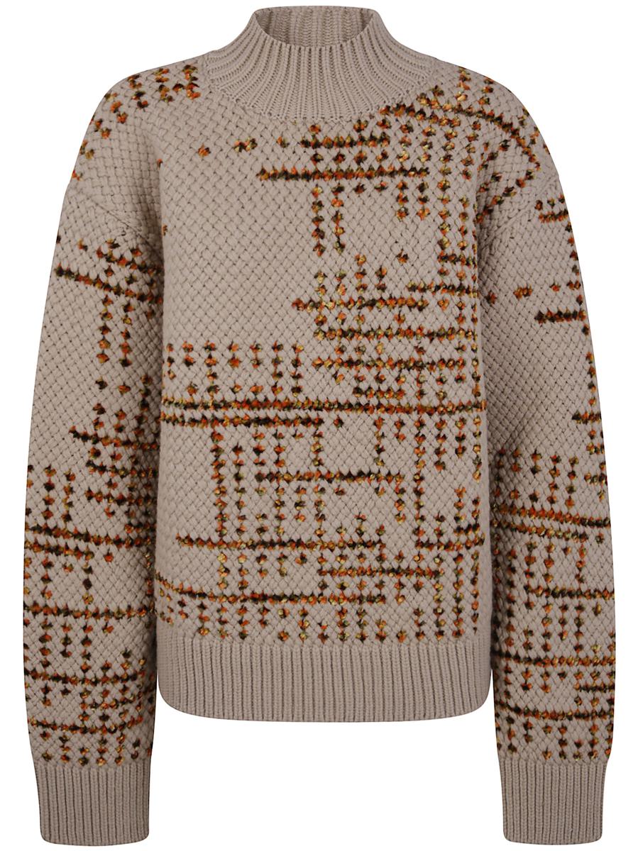 Dries Van Noten "Mauritius" Turtle Neck Sweater Clothing
