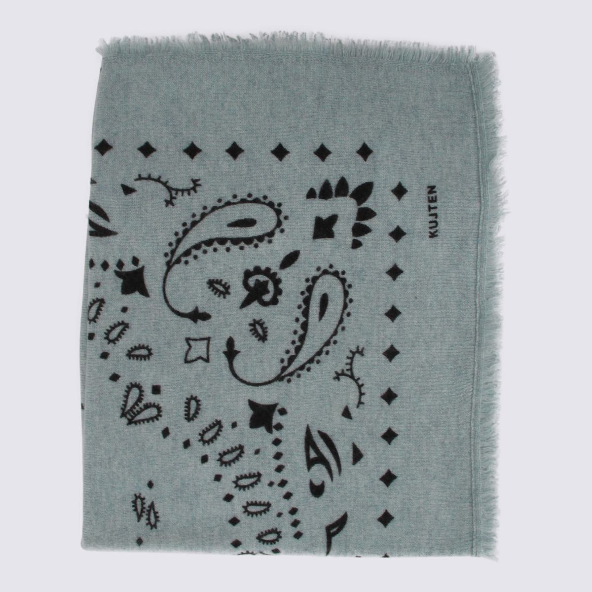 Kujten Blue Wool Scarves