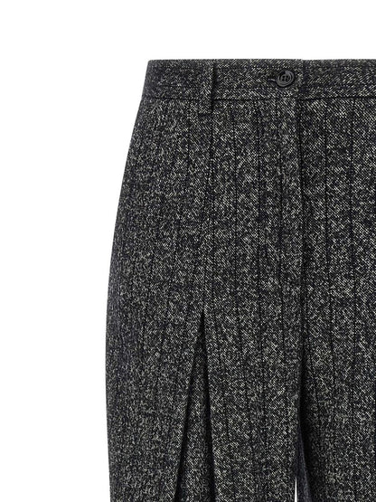 Dolce & Gabbana Striped Wool Pants