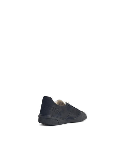 Acne Studios 'Bars Nubuk M' Black Leather Sneakers