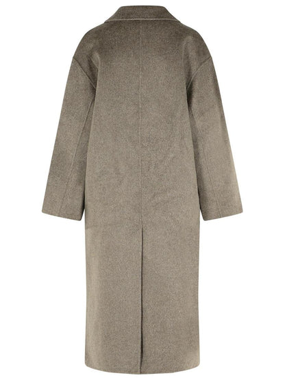 Loulou Studio 'Borneo' Melange Mole Cashmere Blend Coat