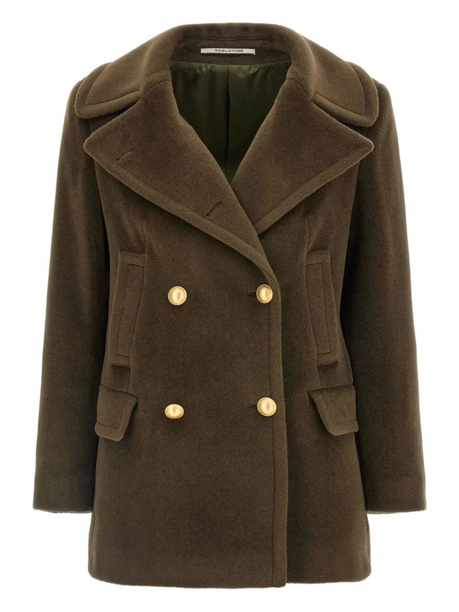 Tagliatore Double-Breasted Wool Short Coat Clothing