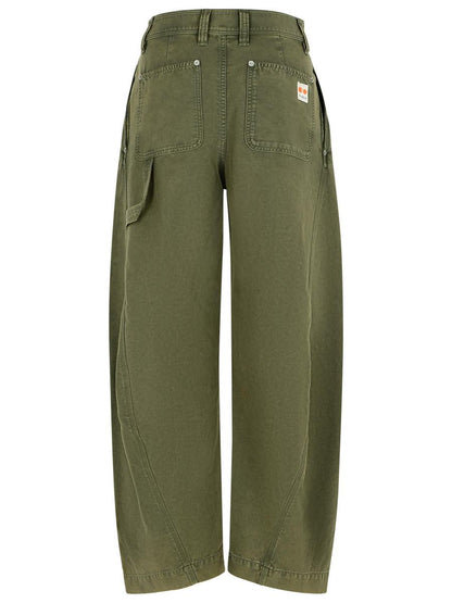 JW Anderson Green Cotton Jeans