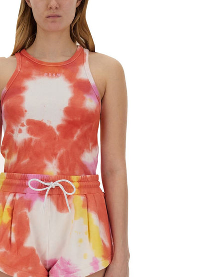 Msgm Top Tie-Dye