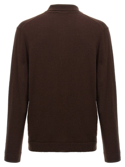 Zanone Cashmere Wool Polo Shirt