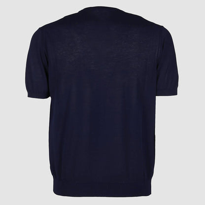 Malo Blue Cotton T-Shirt