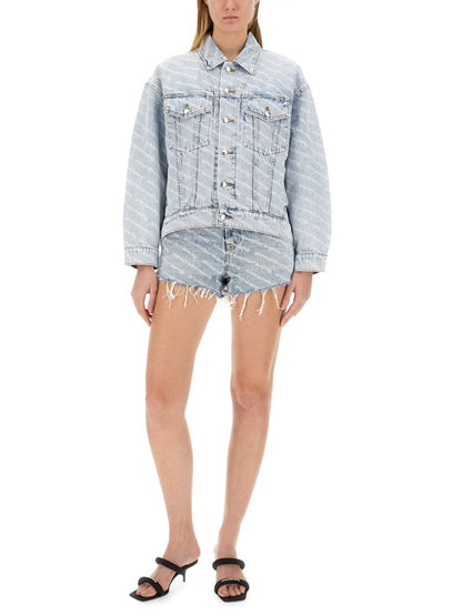 Alexander Wang All Over Logo Jacket