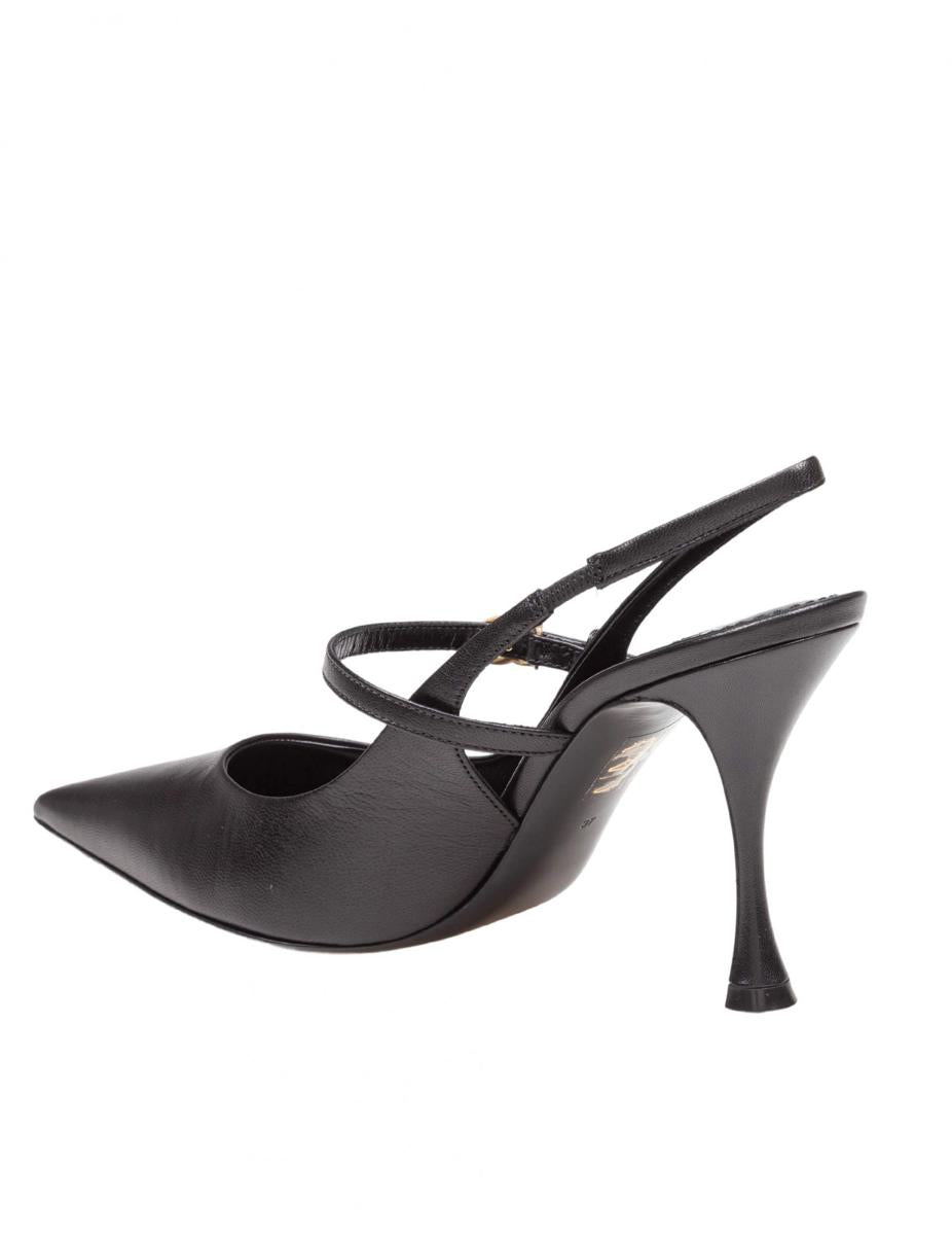 Dolce & Gabbana Nappa Leather Slingbacks