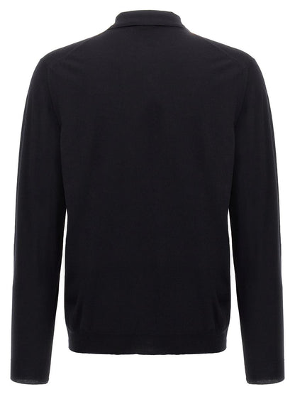 Zanone Wool Polo Shirt