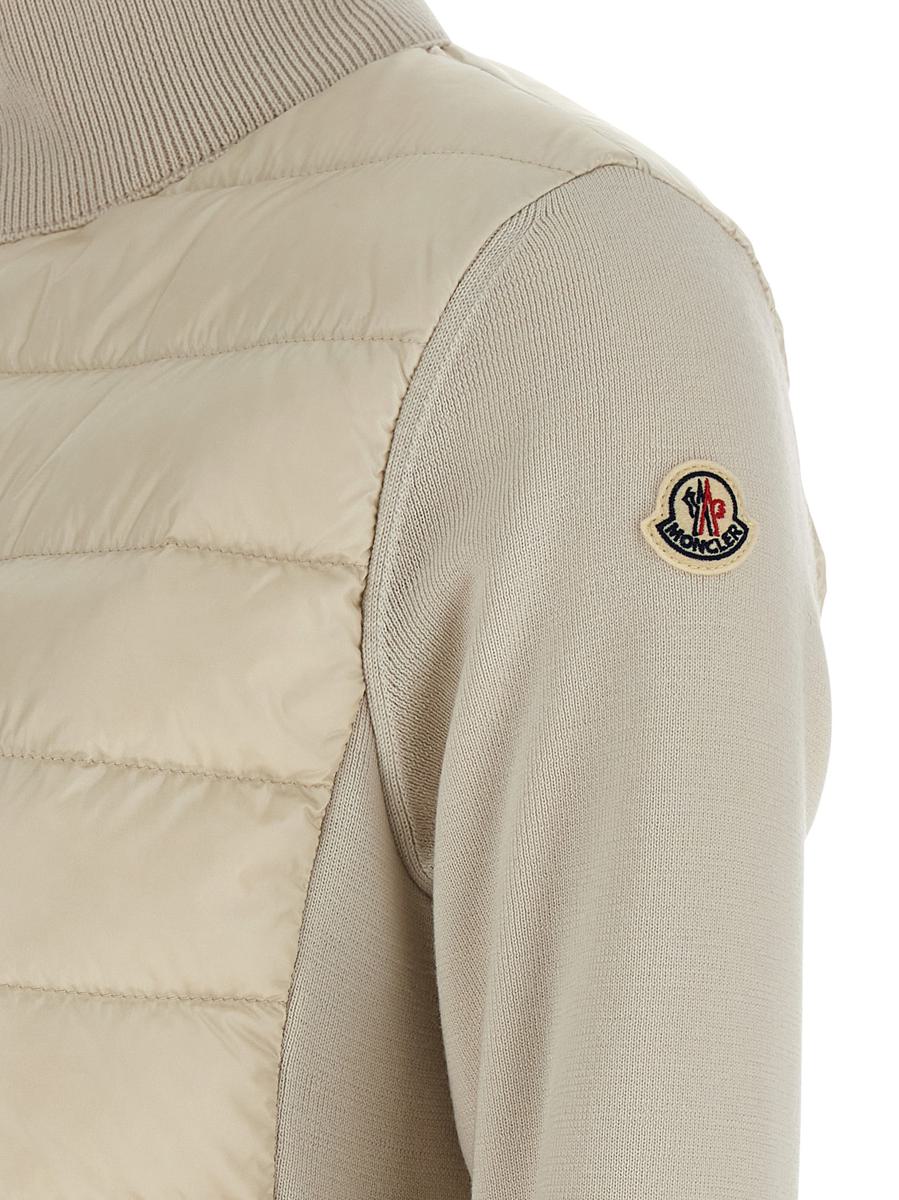 Moncler Two-Material Cardigan