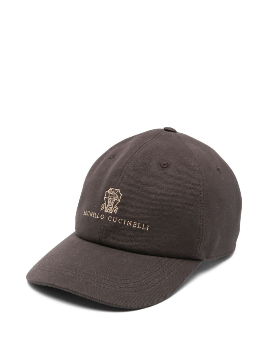 Brunello Cucinelli Logo Cotton Baseball Cap