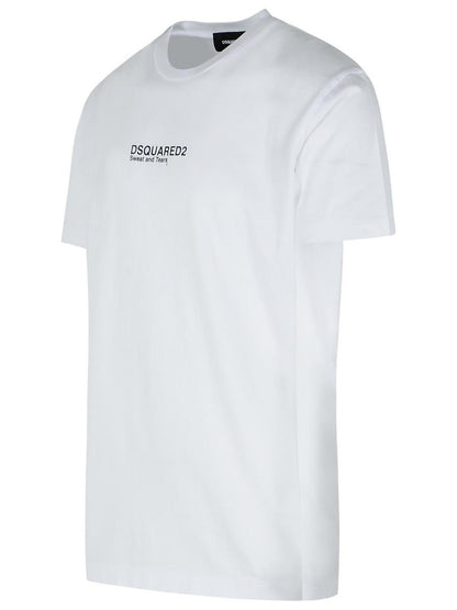 DSQUARED2 White Cotton T-Shirt
