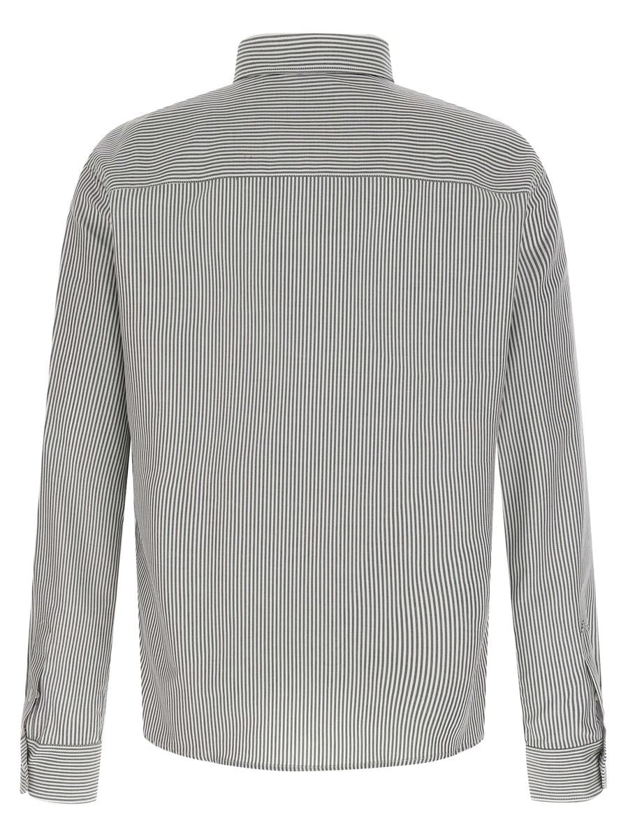 AMI Paris 'Ami De Coeur' Striped Shirt