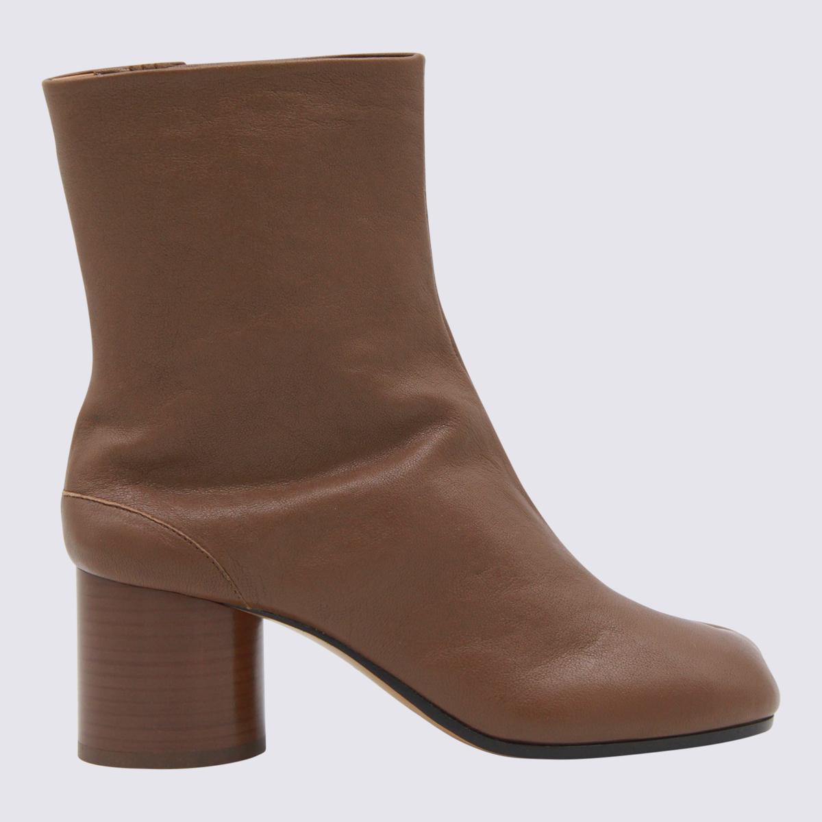Maison Margiela Brown Leather Boots
