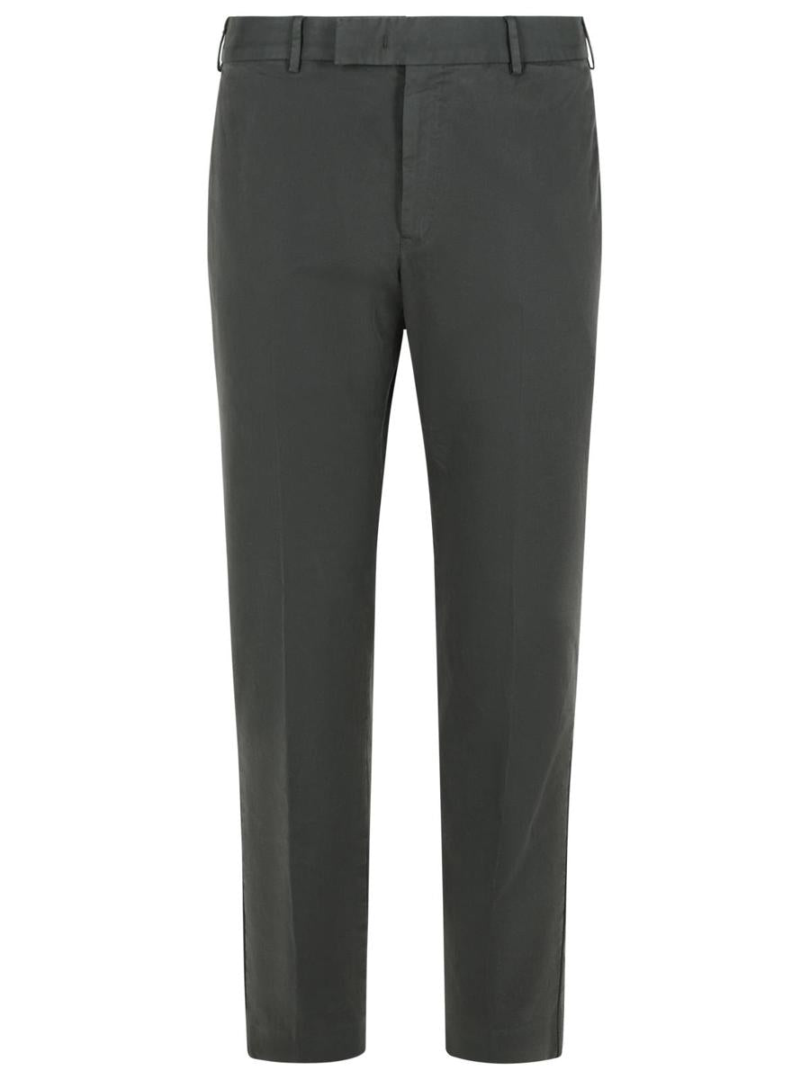 Pt Torino 'Rebel' Grey Stretch Cotton Pants