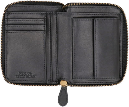 Pinko Taylor Leather Zip Around Wallet