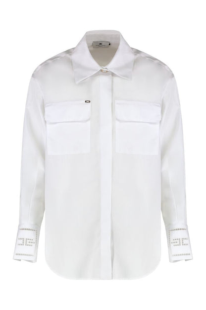 Elisabetta Franchi Cotton Poplin Shirt
