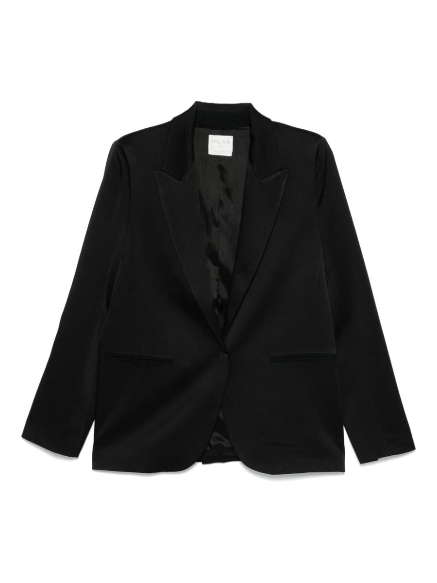 Forte_Forte Satin Single-Breasted Jacket