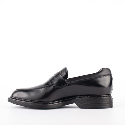 Hogan Black Leather Loafer