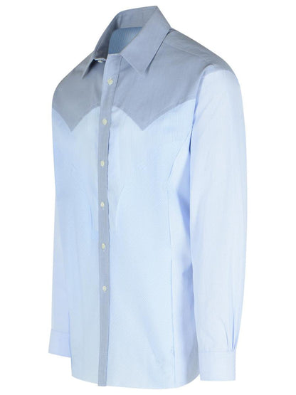Maison Margiela Light Blue Cotton Shirt