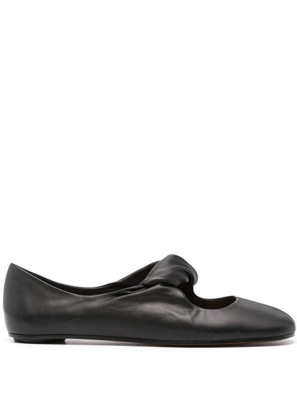 Alexander Mcqueen Twisted Detail Ballet Flats