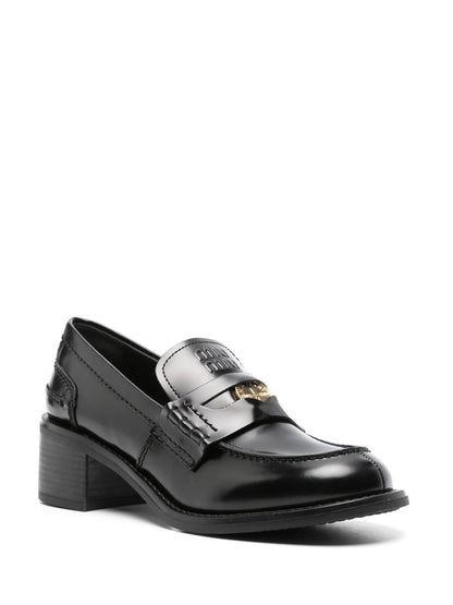 Miu Miu Brushed Leather Penny Loafers