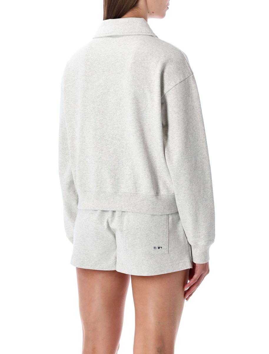Sporty & Rich Major League Cropped Cotton Polo