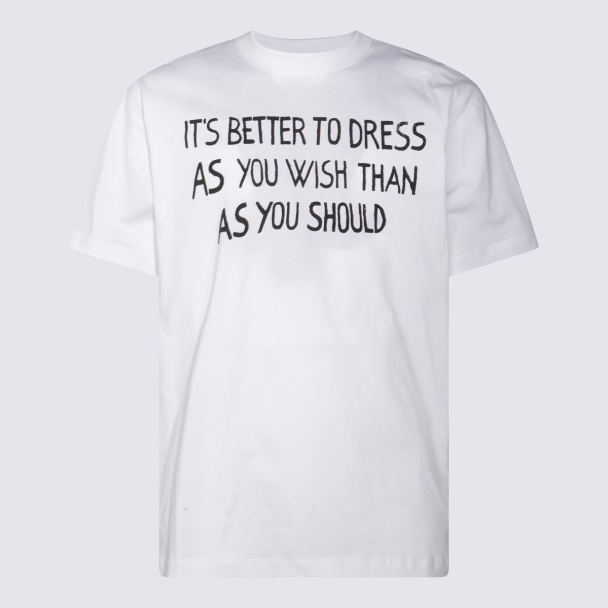 Moschino White Cotton T-Shirt