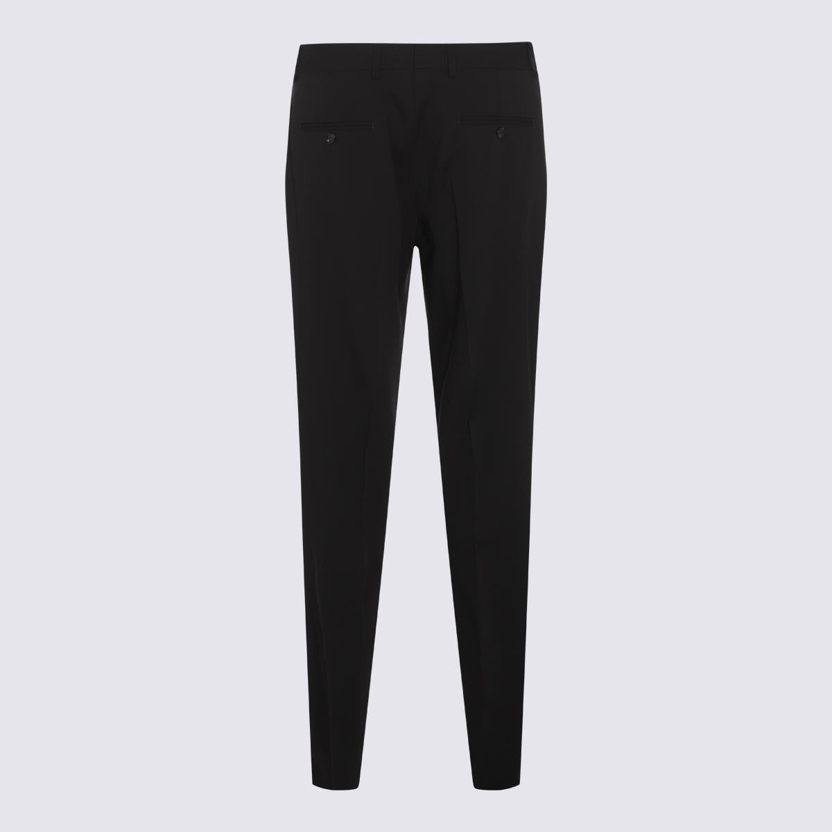 Lardini Black Wool Pants