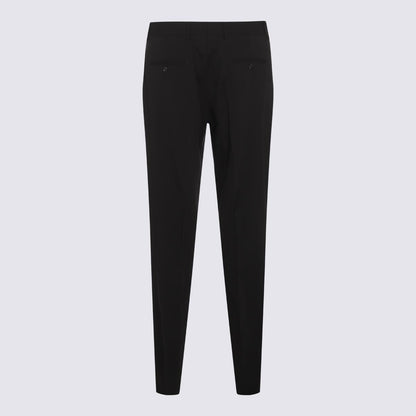 Lardini Black Wool Pants