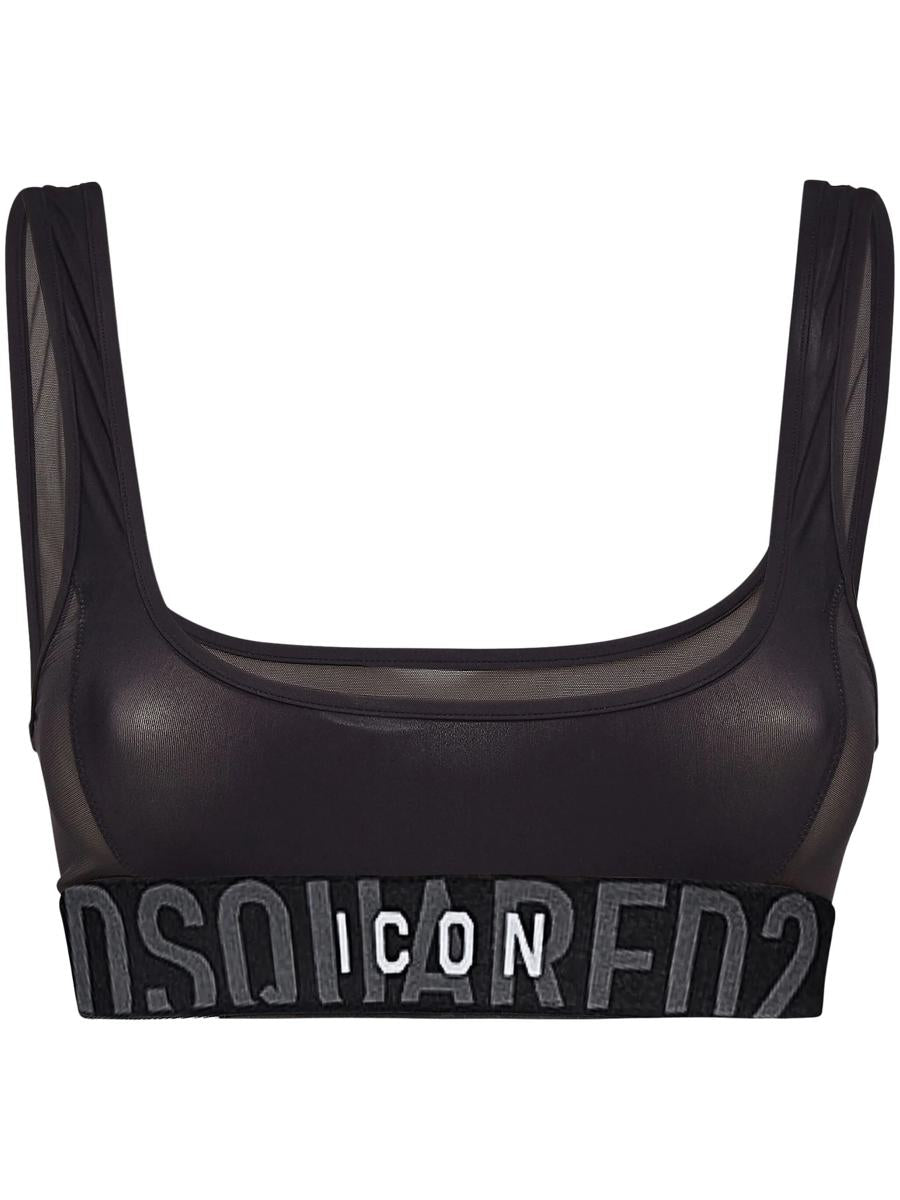 DSQUARED2 Icon-Motif Bandeau Bra
