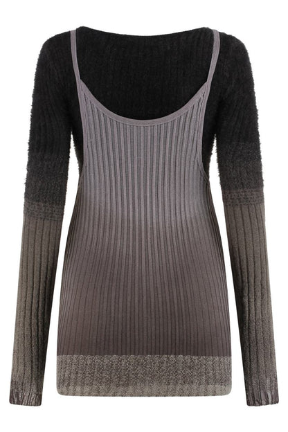 The Attico Ribbed Knit Dress