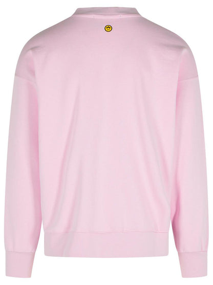 Barrow Pink Cotton Sweatshirt