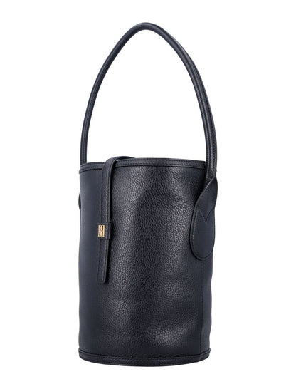 By Malene Birger Marylle Small Grainy Leather Bucket Bag